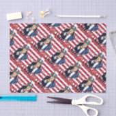 Onkel Sam, ich Wollte dich mit US Flagge Seidenpapier (Handwerk)