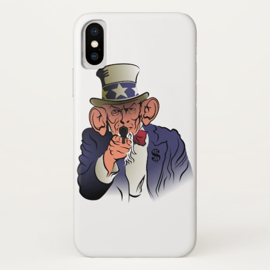 Onkel Sam in Farbe Case-Mate iPhone Hülle (Rückseite)