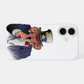 Onkel Sam in Farbe iPhone 16 Hülle (Rückseite (Horizontal))