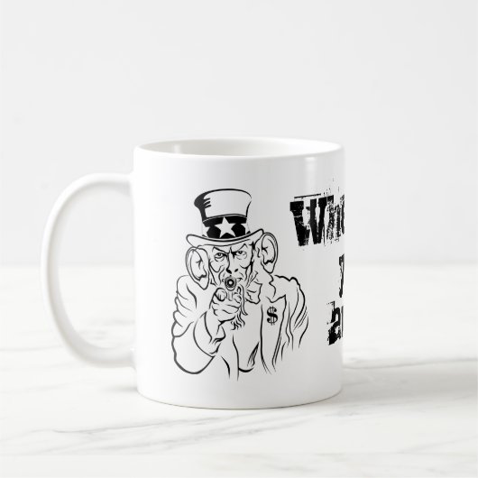 Onkel Sam Kaffeetasse (Links)