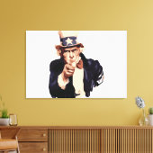 Onkel Sam Leinwanddruck (Insitu (Wohnzimmer))