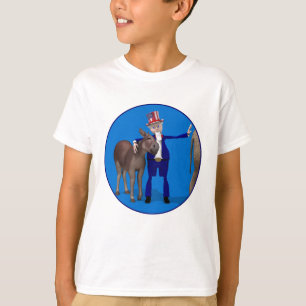 Onkel Sam liebt Esel T-Shirt