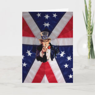 Onkel Sam Neue Staatsbürgerkarte Karte