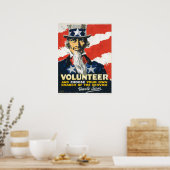 Onkel-Sam-Plakat Poster (Küche)