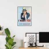 Onkel-Sam-Plakat Poster (Heimbüro)