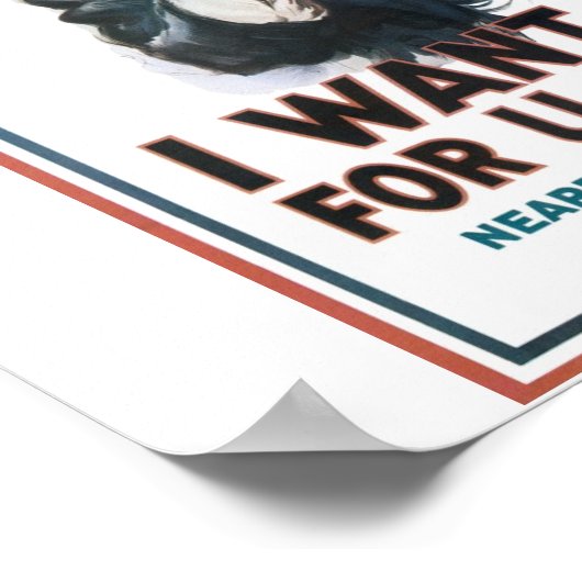 Onkel Sam Poster, Amerika. Ich habe dich für die U Poster (Ecke)