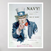 Onkel Sam ruft dich an! Enlist Navy (US02148B) Poster (Vorne)