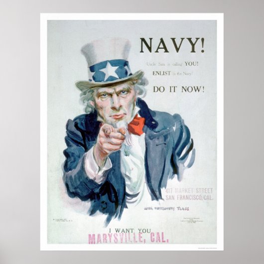 Onkel Sam ruft dich an! Enlist Navy (US02148B) Poster (Vorne)