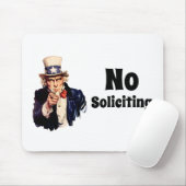 Onkel Sam sagt Betteln verboten Mousepad (Mit Mouse)
