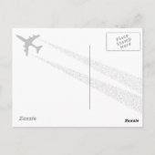 Onkel Sam sagt, ich Woll dir, nach oben zu schauen Postkarte (Rückseite)