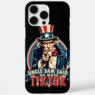 Onkel Sam sagte "Kein TikTok mehr" iPhone 16 Pro Max Hülle
