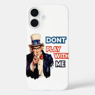 Onkel Sam sagte "stop playin' iPhone 16 Hülle