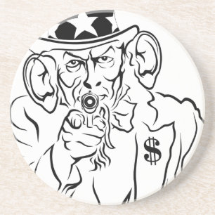 Onkel Sam Sandstein Untersetzer