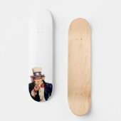 Onkel Sam Skateboard (Vorderseite)