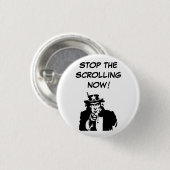 Onkel Sam stoppt das Scrollen jetzt Button (Vorne & Hinten)
