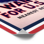 Onkel Sam will dir! Poster (Ecke)