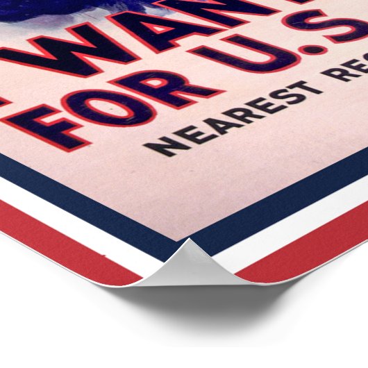 Onkel Sam will dir! Poster (Ecke)