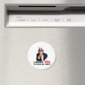 Onkel Sam WILL IHNEN, MEINE FÜSSE ZU KENNEN Magnet (In Situ (Geschirrspüler))
