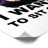 Onkel Sam WILL IHNEN SITZEN Poster (Ecke)