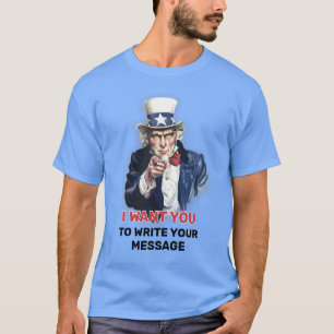 Onkel Sam wirbt T-Shirt