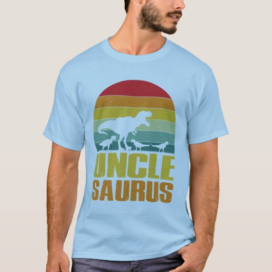 Onkel Saurus Dinosaurier T-Shirt (Vorderseite)