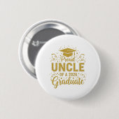 Onkel Senior 2026 Stolz Onkel der Klasse 2026 Button (Vorne & Hinten)