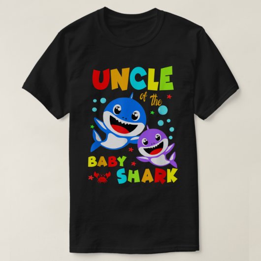 Onkel Shark Onkel Hai T-Shirts Shirt Familie Mutte (Design vorne)