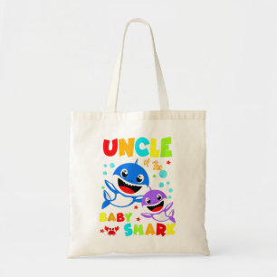 Onkel Shark Onkel Hai T-Shirts Shirt Familie Mutte Tragetasche