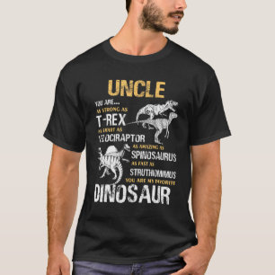 Onkel Sie sind mein Lieblings-Dinosaurier-T-Shirt  T-Shirt