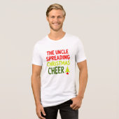 Onkel Spreading Christmas Cheer Tri-Blend Shirt (Vorderseite voll)