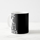 Onkel Status Lustiges Alten Leute Meme Kaffeetasse (Vorderseite Links)