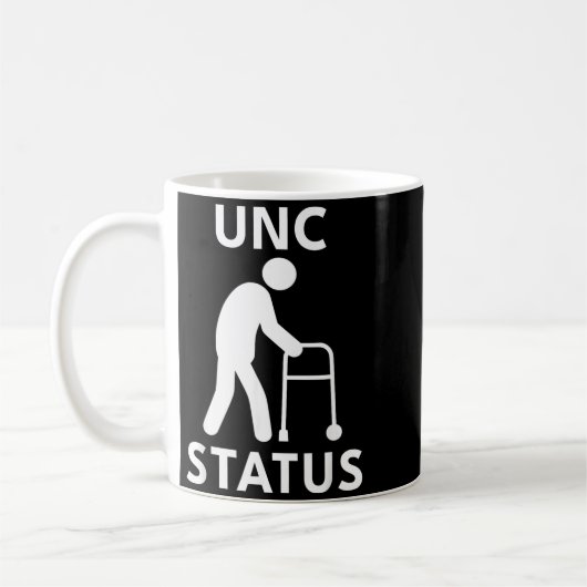 Onkel Status Lustiges Alten Leute Meme Kaffeetasse (Links)