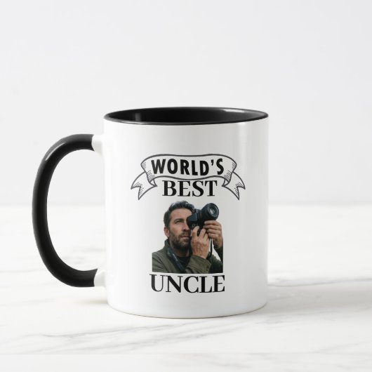 Onkel Tasse - Weltbester Onkel Personalisiertes Fo (Links)