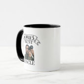 Onkel Tasse - Weltbester Onkel Personalisiertes Fo (Vorderseite Links)