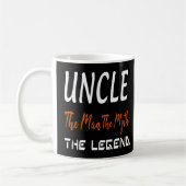 Onkel The Man The Myth der Legenden-lustige Onkel Kaffeetasse (Links)
