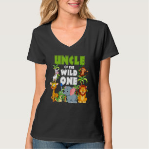 Onkel The Wild One Zoo Birthday Safari Dschungel A T-Shirt