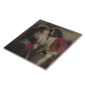 Onkel Toby und Witwe Wadman Fliese (Seite)