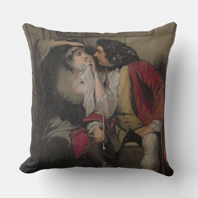 Onkel Toby und Witwe Wadman Kissen (Vorderseite)