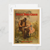 Onkel Tom's Cabin Black Man & Girl Theater Postkarte (Vorne/Hinten)