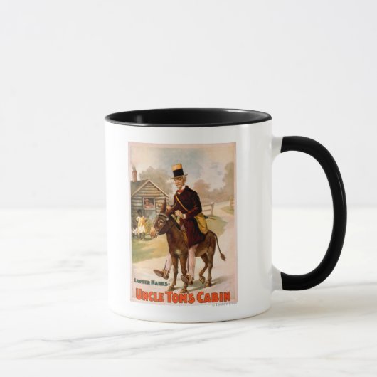 Onkel Tom's Cabin Man and Donkey Theater Tasse (Rechts)