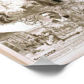 Onkel Toms Kabine Retro Theater Poster (Ecke)