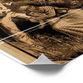 Onkel Toms Kabine Vintages Theater Poster (Ecke)