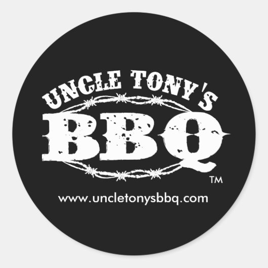 Onkel Tony's GRILLEN, Stickers (Vorderseite)