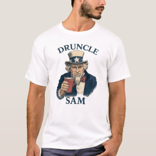 Onkel Trinker Sam Lustiger 4. Juli Onkel Trinker S T-Shirt