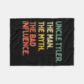 Onkel Tyler zitiert den Mann den Mythos den schlec Fleecedecke (Vorderseite (Horizontal))