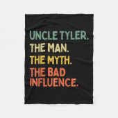 Onkel Tyler zitiert den Mann den Mythos den schlec Fleecedecke (Vorderseite)