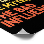 Onkel Tyler zitiert den Mann den Mythos den schlec Poster (Ecke)