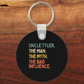 Onkel Tyler zitiert den Mann den Mythos den schlec Schlüsselanhänger (Vorderseite)