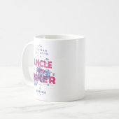 Onkel und biker der Mann der Mythos der Legende Kaffeetasse (Vorderseite Links)