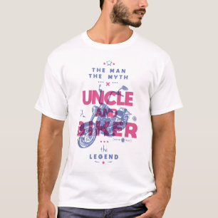 Onkel und biker der Mann der Mythos der Legende T-Shirt